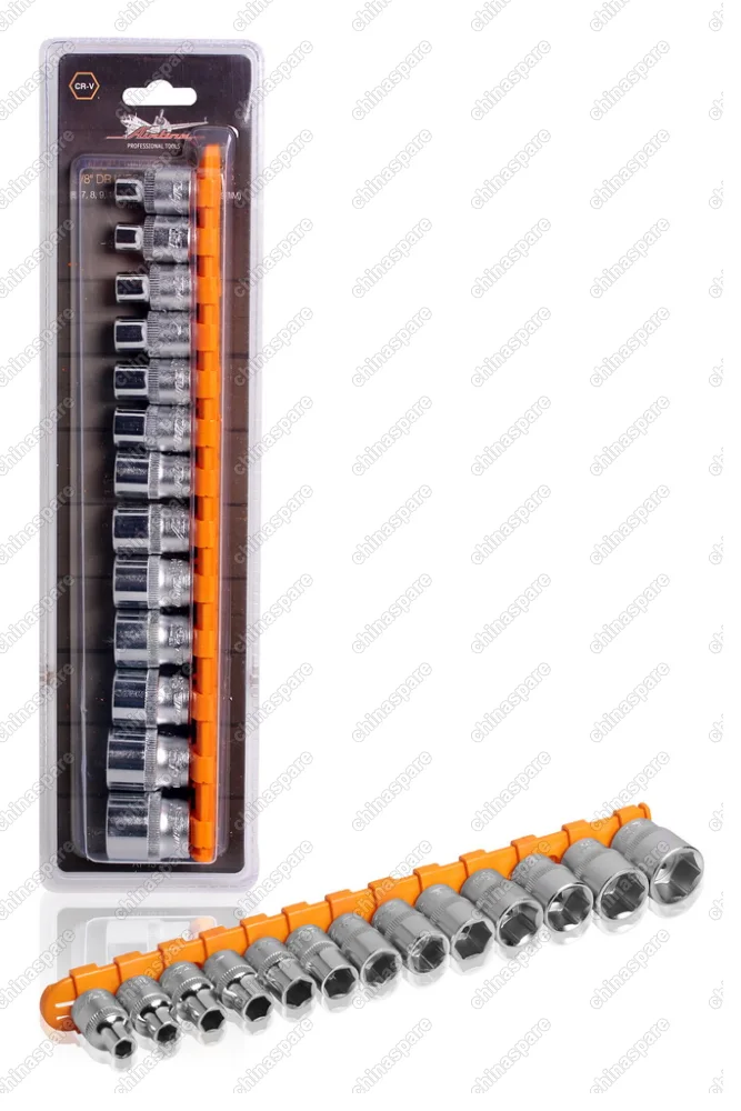 AT-13-27 Набор головок торцевых 3/8 дюйма DR шестигранных 13пр.