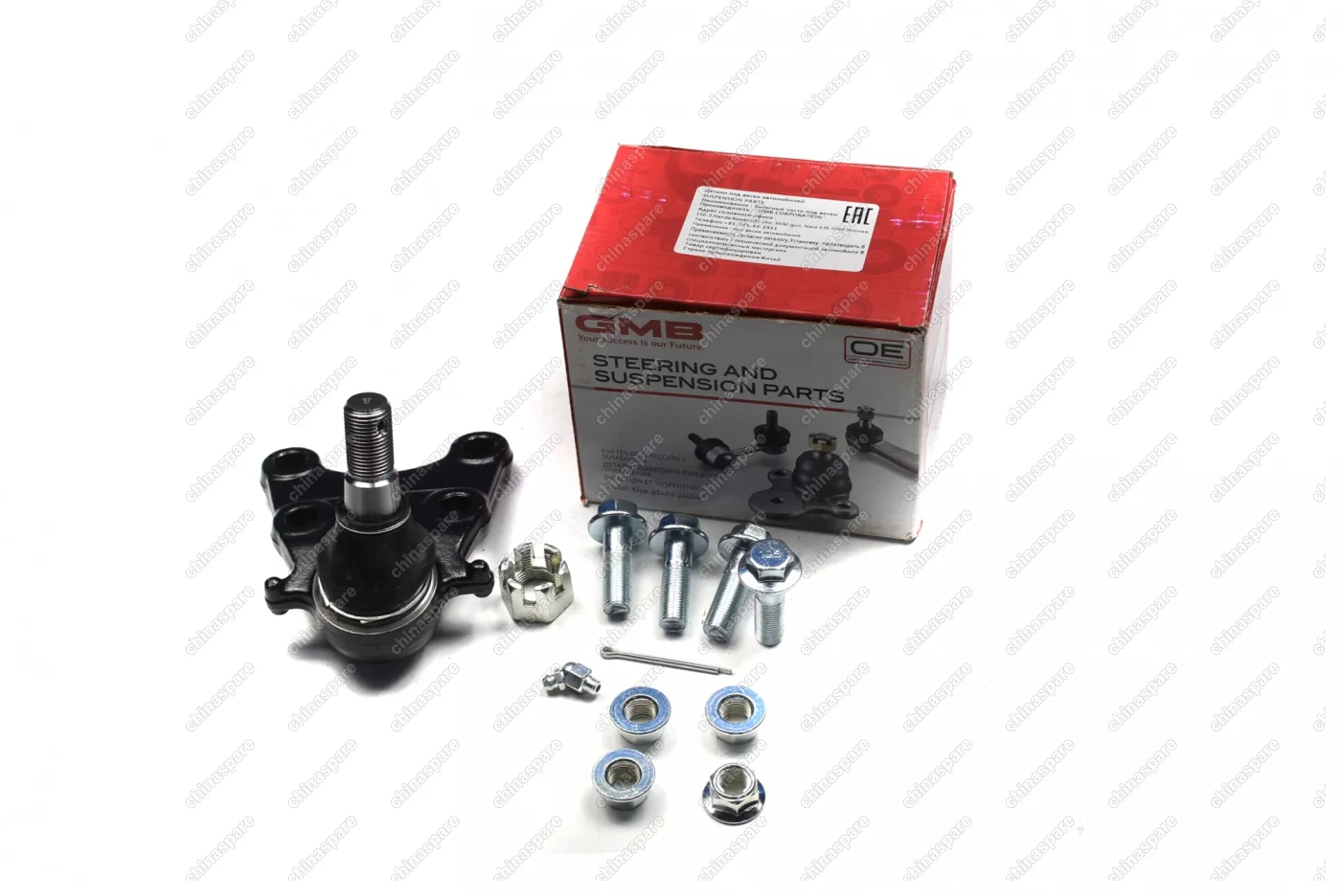 Шарнир рычага передней подвески нижний с пыльником GMB Great Wall Hover