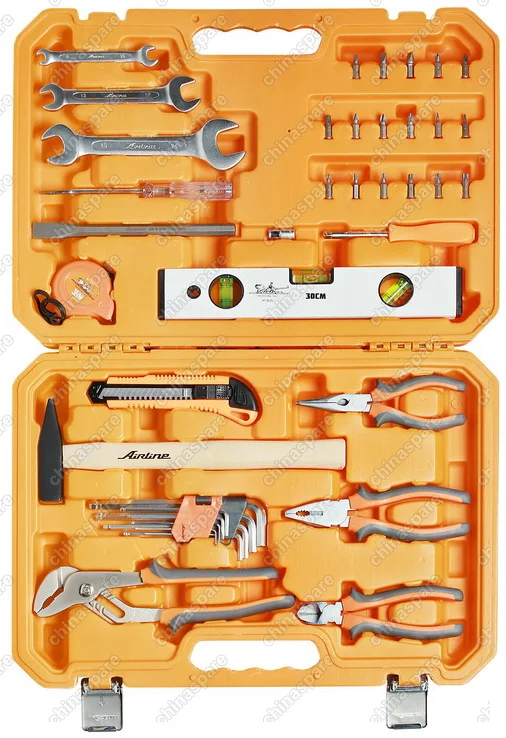 AT-41-04 Набор инструментов Домашний мастер 41 предмет, пласт.кейс