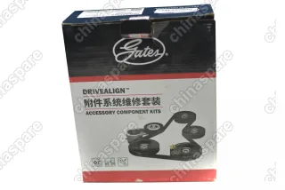 Ремень генератора и насоса Gates с роликом компрессора кондиционера Great Wall Hover, H3, H5 (бензин)