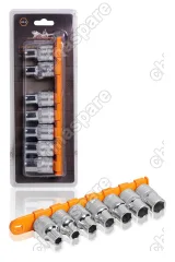 AT-7-30 Набор головок торцевых 1/2 дюйма DR шестигранных 7пр.