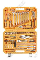 AT-78-07 Набор инструментов универсальный 78 предметов, пласт.кейс