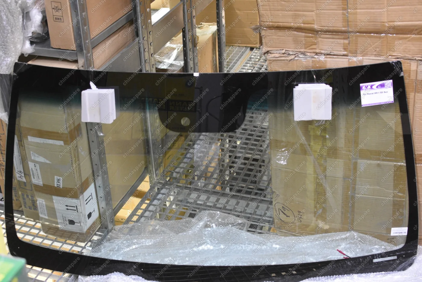 Стекло лобовое Haval H9 5D SUV 2014- ЗП ТЗ ДД (обогрев щеток)