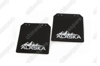 NLF8022F10 Брызговик для легковых прицепов с логотипом ALASKA, 2 шт.(стандарт)