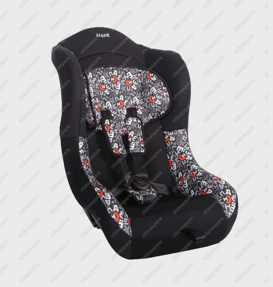 KRES0301 Детское автомобильное кресло SIGER ART "Тотем" алфавит, 0-4 лет, 0-18 кг, группа 0+/1
