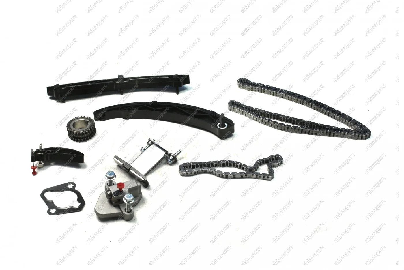 Комплект для замены цепи ГРМ Chevrolet Equinox (3G), GMC Terrain (2G) ДВС GM LV7/LE2/LFV/B10XFT/B10XFL/B14XE/B14XFT/B14XFL 1.0/1.4/1.5L (8 предметов) с 2014 г