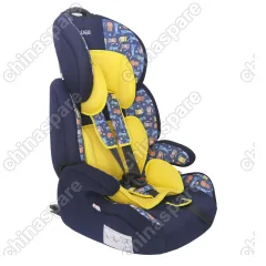 KRES2056 Детское автомобильное кресло SIGER ART "Стар ISOFIX" котики, 1-12 лет, 9-36 кг, группа 1/2/3