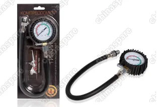 AT-CM-05 Компрессометр Гибкий (со шлангом), манометр в резиновом чехле, блистер