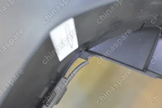 Бампер передний Haval H9 рестайлинг (с разметкой, под парктроник / без отверстий под омыватель фар) (уценка)