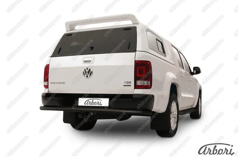 Защита заднего бампера d57 Arbori черн. для Volkswagen AMAROK(2013) 2013-2016