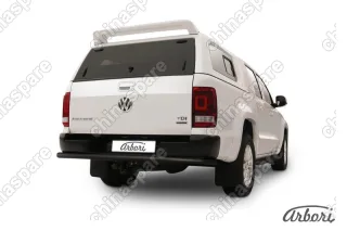 Защита заднего бампера d57 Arbori черн. для Volkswagen AMAROK(2013) 2013-2016