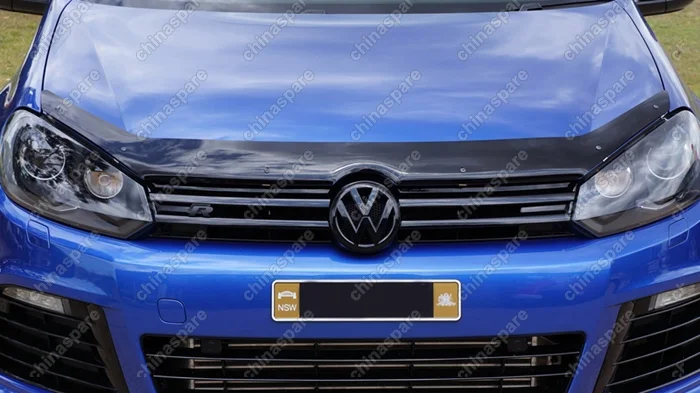 NLDSVOGOL0912 Дефлектор капота темный VW GOLF VI 2009-2012