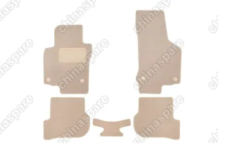 KLEVER04513522112kh Коврики в салон Klever Premium VOLKSWAGEN Golf GTI 3D 2009-2012, хб., 5 шт. (текстиль, бежевые)