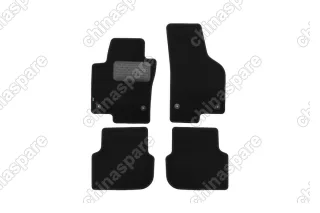 Коврики в салон Klever Premium VOLKSWAGEN Jetta V АКПП 2005-2011, сед., 5 шт. (текстиль)