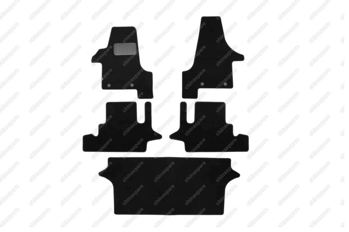 KLEVER02511701210kh Коврики в салон Klever Standard VOLKSWAGEN Multivan Highline АКПП 2003->, мв., 5 шт. (текстиль)