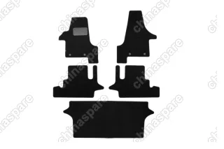 KLEVER03511722110kh Коврики в салон Klever Premium VOLKSWAGEN Multivan Highline АКПП 2003->, мв., 5 шт. (текстиль)