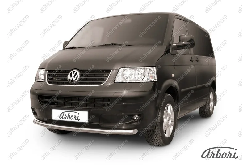 AFZDAVWM04 Защита переднего бампера d57 Arbori нерж. сталь для Volkswagen MULTIVAN 2003-2009