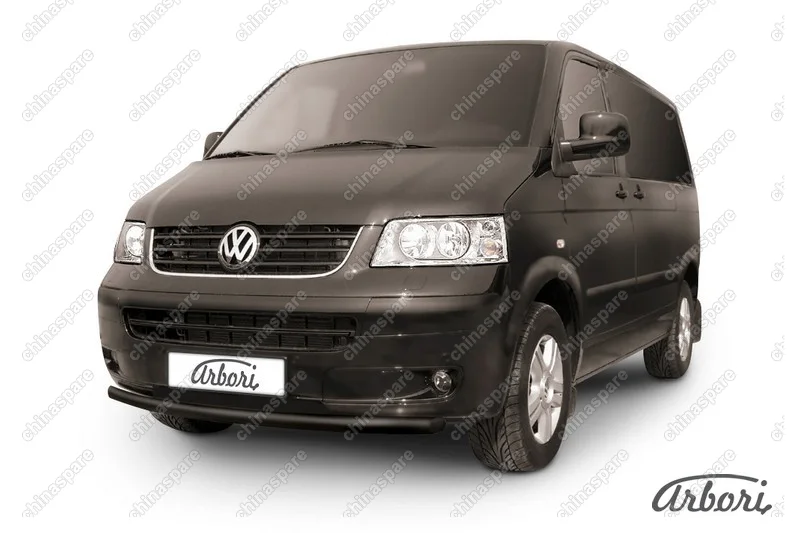 AFZDAVWM04B Защита переднего бампера d57 Arbori черн. для Volkswagen MULTIVAN 2003-2009
