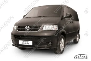 AFZDAVWM04B Защита переднего бампера d57 Arbori черн. для Volkswagen MULTIVAN 2003-2009