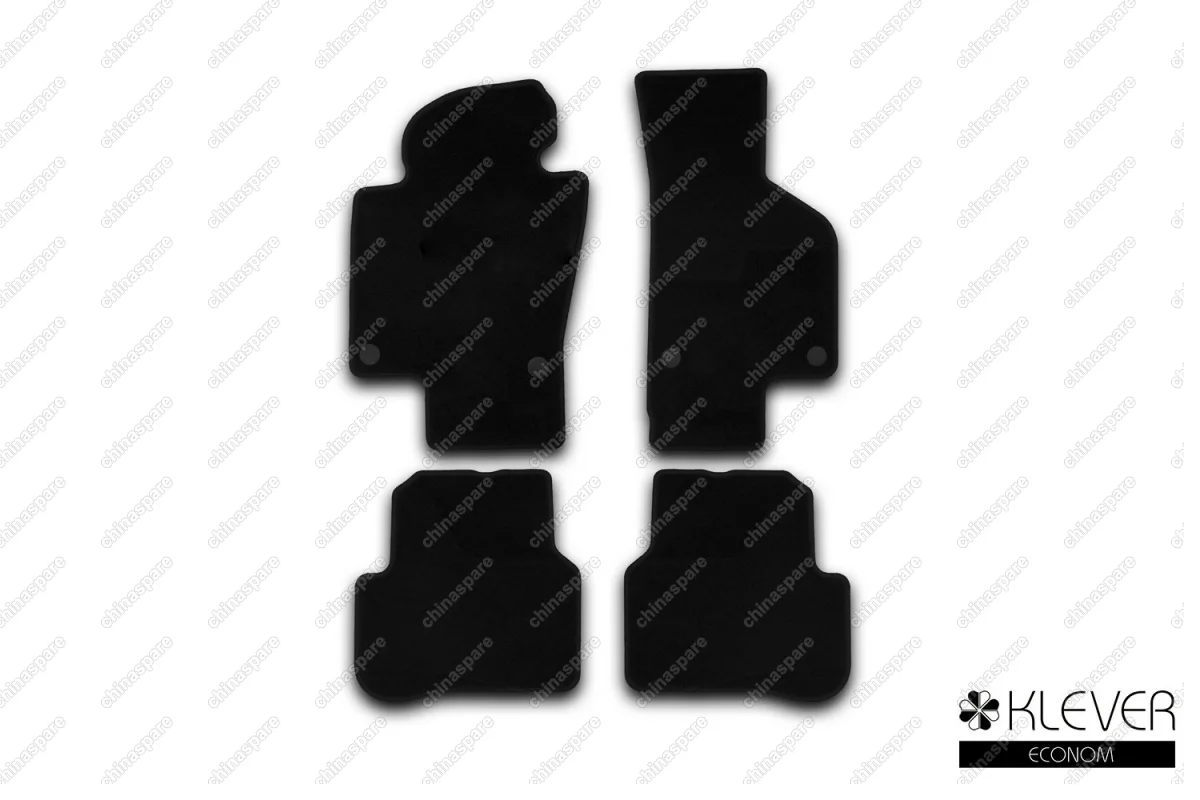 KLEVER01510601200k Коврики в салон Klever Econom VOLKSWAGEN Passat (B6) АКПП 2005-2008, сед., 4 шт. (текстиль)