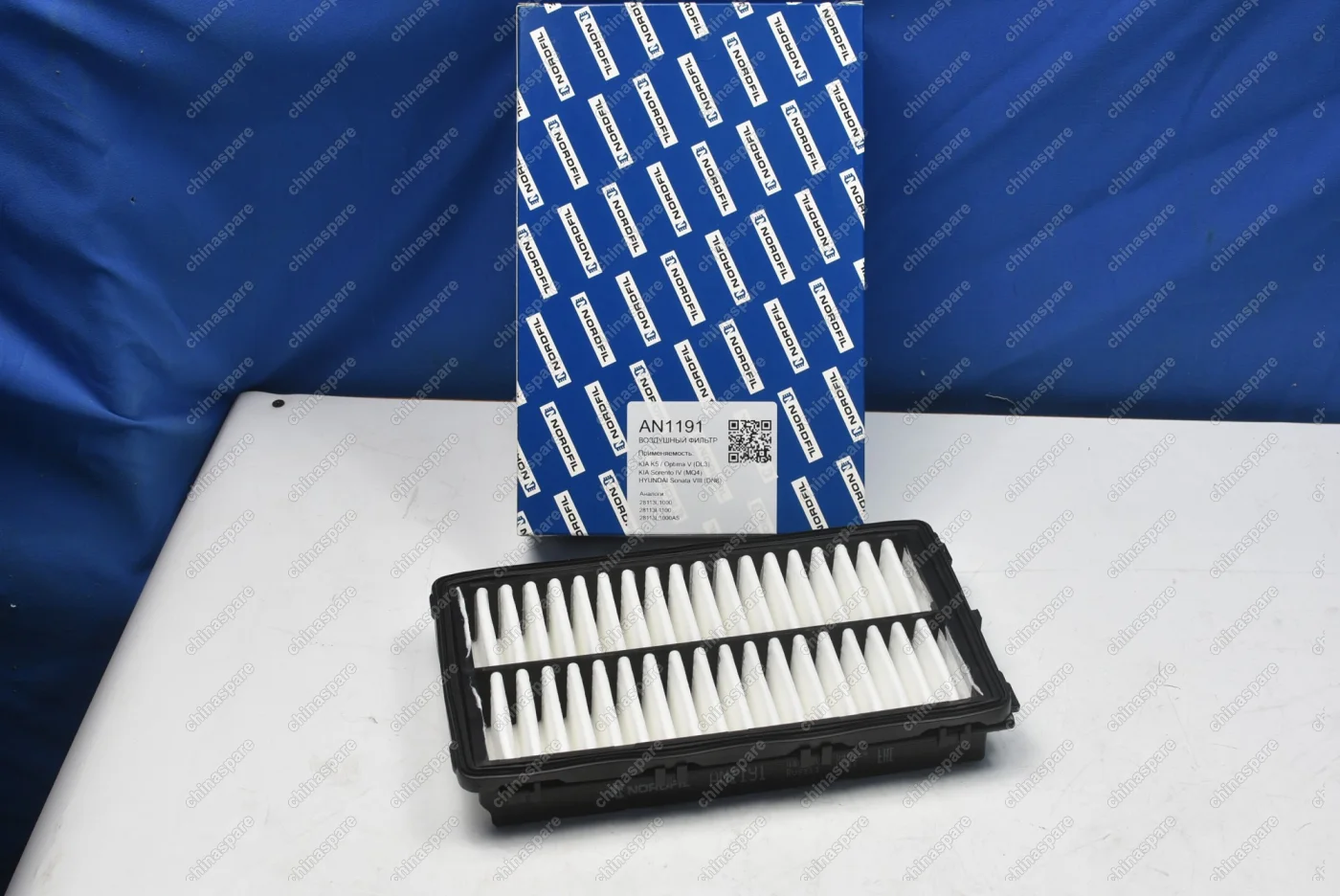 Фильтр воздушный Nordfil HYUNDAI Sonata 2019-,KIA K5 2020-, Sorento 2020-   OE: 28113L1000