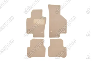 Коврики в салон Klever Premium VOLKSWAGEN Passat CC 2009->, куп., 4 шт. (текстиль, бежевые)