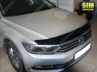 NLDSVOPAS1512 Дефлектор капота темный VW Passat B8 2015- Sd, Wg