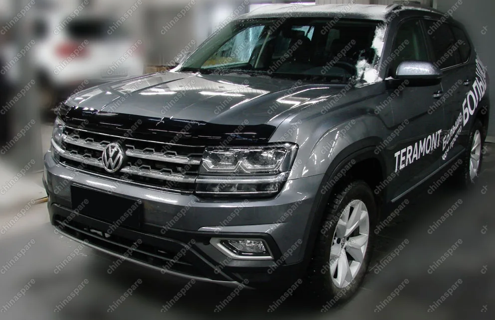 NLDSVOTER1712 Дефлектор капота Volkswagen Teramont, 2017-, темный, 1 шт.