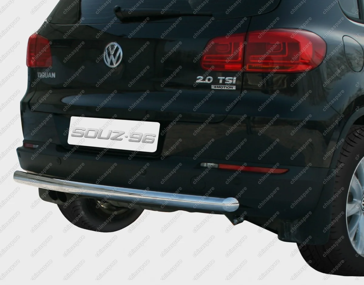 VWTI750908 Защита заднего бампера d 60 "Volkswagen Tiguan 2008 -", VWTI.75.0908