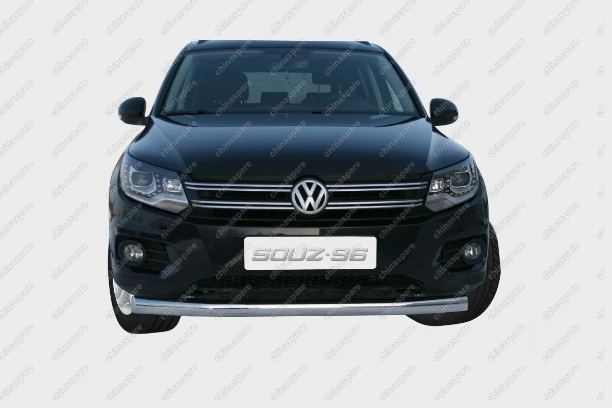 VWTI481402 Защита переднего бампера труба d76,Volksvagen Tiguan Track&Field Track&Style 2011-, VWTI.48.1402