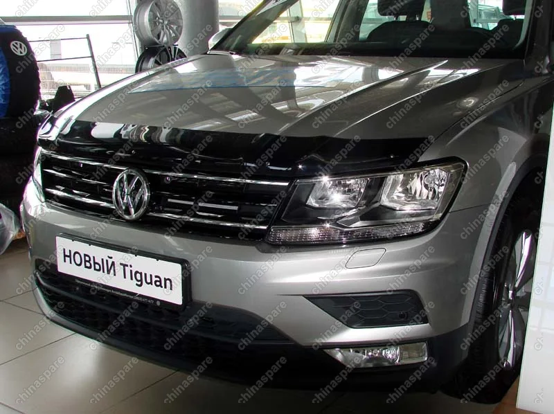 NLDSVOTIG1612 Дефлектор капота темный VOLKSWAGEN Tiguan 2016-