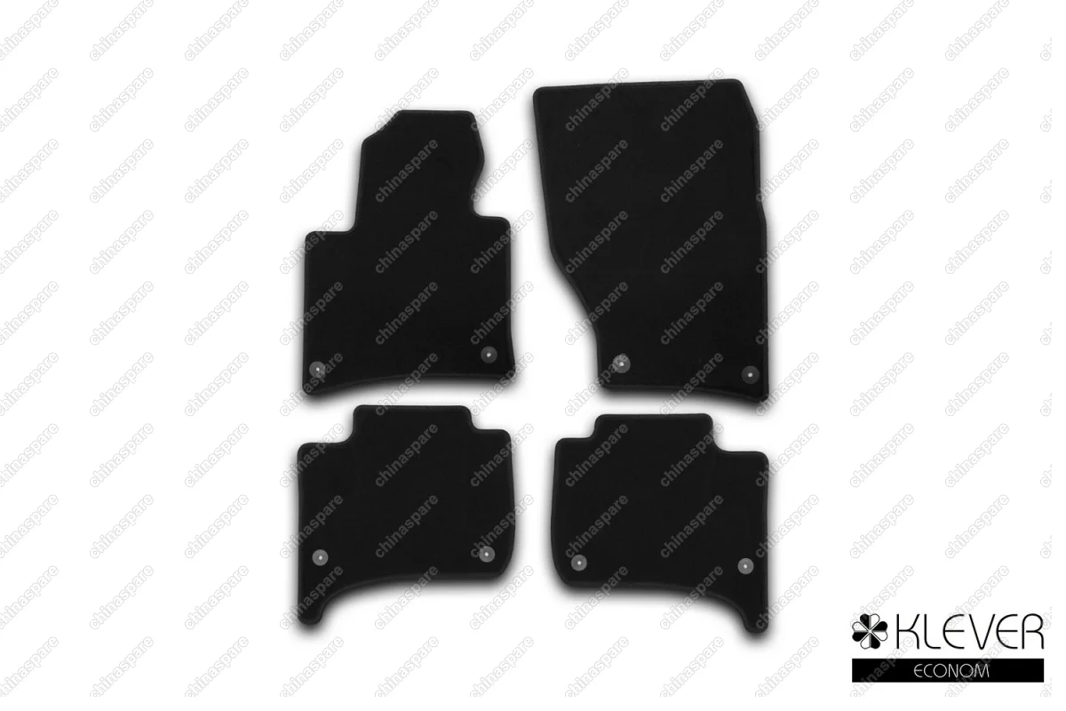 KVR01513601200k Коврики в салон Klever Econom VOLKSWAGEN Touareg 2010-2018, внед., 4 шт. (текстиль)