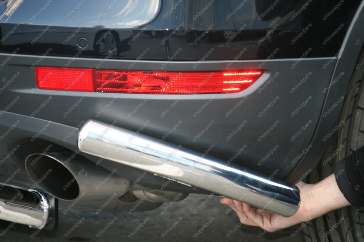 VWTG761194 Защита заднего бампера "уголки" d 60 (компл 2шт.) "Volkswagen Touareg" 2010- , VWTG.76.1194