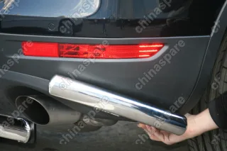 VWTG761194 Защита заднего бампера "уголки" d 60 (компл 2шт.) "Volkswagen Touareg" 2010- , VWTG.76.1194