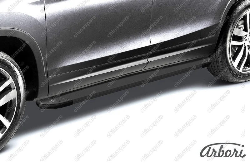 AFZDAALVWTR01 Комплект алюминиевых порогов Arbori Optima Black 2000 для VOLKSWAGEN Touareg 2013-2018
