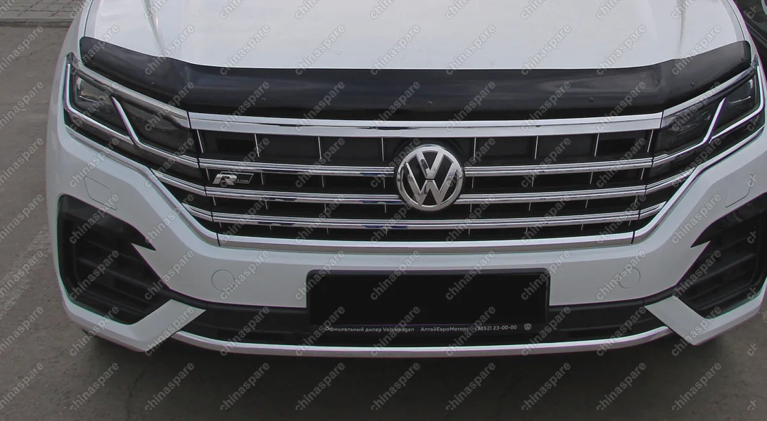 NLDSVOTOU1812 Дефлектор капота Volkswagen Touareg 2018-, темный