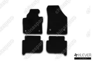 KLEVER01511001200k Коврики в салон Klever Econom VOLKSWAGEN Touran АКПП 2006-2014, мв., 4 шт. (текстиль)