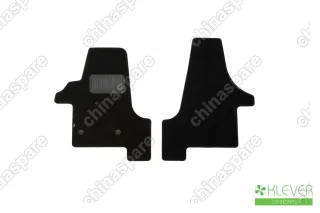 KLEVER02511101210kh Коврики в салон Klever Standard VOLKSWAGEN Transporter (T5) 2003->, фург., 2 шт. (текстиль)