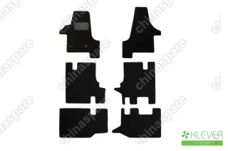 KLEVER02514201210kh Коврики в салон Klever Standard VOLKSWAGEN Transporter (T5) 2003->, мв., 6 шт. (текстиль)