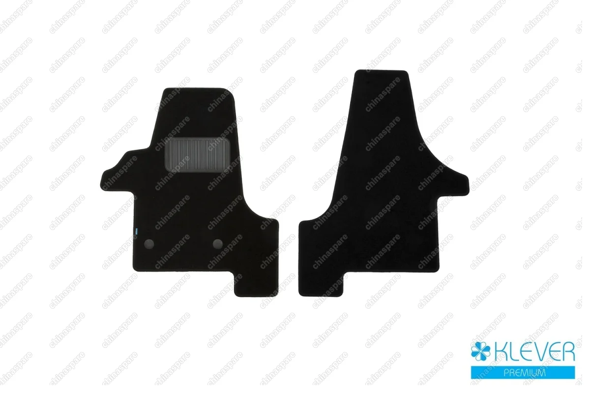 KLEVER03511122110kh Коврики в салон Klever Premium VOLKSWAGEN Transporter (T5) 2003->, фург., 2 шт. (текстиль)