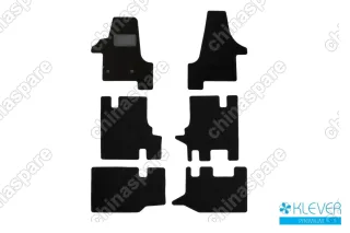 KLEVER03514222110kh Коврики в салон Klever Premium VOLKSWAGEN Transporter (T5) 2003->, мв., 6 шт. (текстиль)