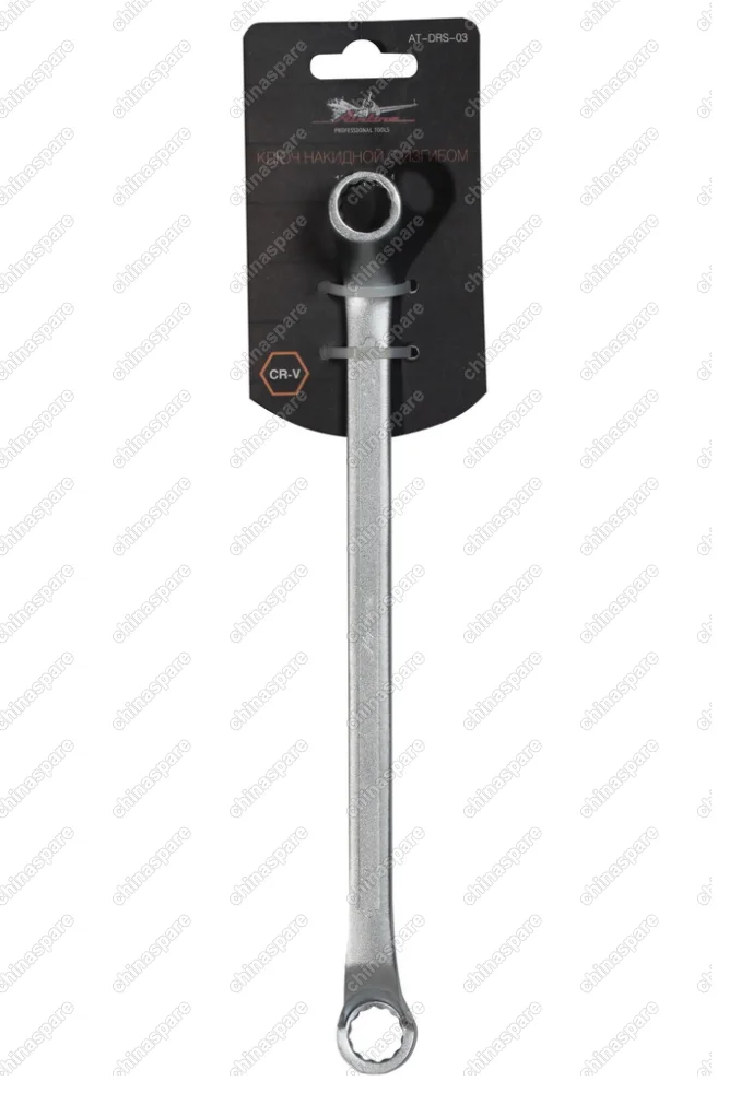 AT-DRS-03 Ключ накидной с изгибом 10х11мм