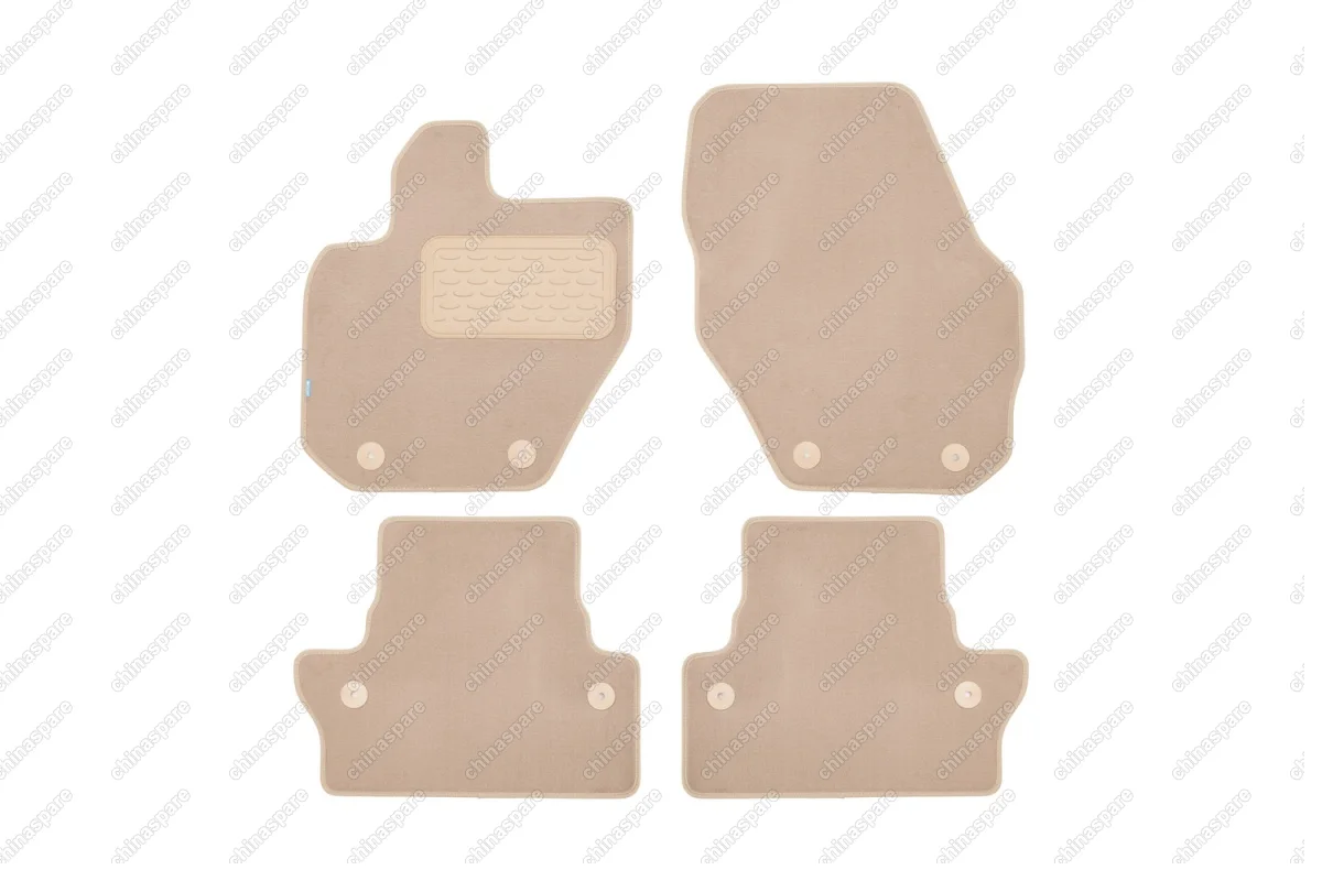 KLEVER04500322112kh Коврики в салон Klever Premium VOLVO S60 АКПП 2010-2013, 2013-> сед., 4 шт. (текстиль, бежевые)
