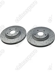 Диск тормозной передний перфорированный (комплект) Geely Coolray  (4048046700/4048102500) UIDNU