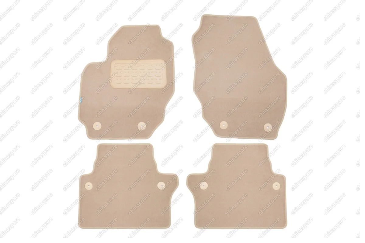 KLEVER04500522112kh Коврики в салон Klever Premium VOLVO S80 АКПП 2006->, сед., 4 шт. (текстиль, бежевые)