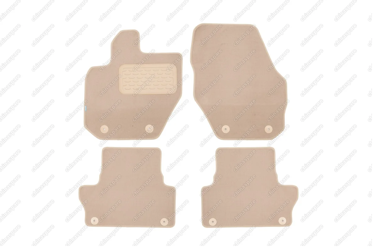 KLEVER04500922112kh Коврики в салон Klever Premium VOLVO XC60 АКПП 2008->, внед., 4 шт. (текстиль, бежевые)
