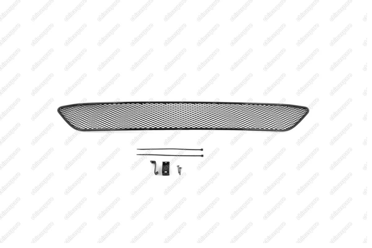 1540110151 Сетка на бампер внешняя для VOLVO X60 2010-2013, черн., 15 мм, для автомобилей без переднего парктроника