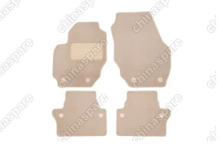 Коврики в салон Klever Premium VOLVO XC70 АКПП 2007-2013, внед., 4 шт. (текстиль, бежевые)