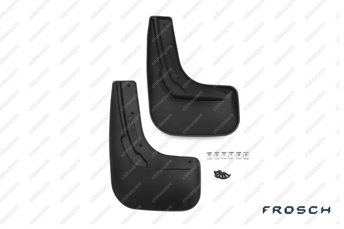FROSCH5137E10 Брызговики задние VOLKSWAGEN Polo, 2015->, сед., 2 шт. (optimum) в коробке