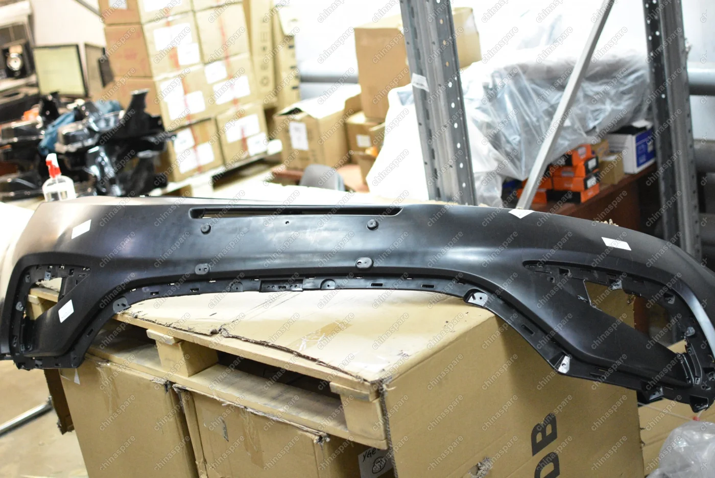 Бампер передний (верхняя часть) Geely Atlas (уценка)